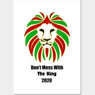 Don't Mess With The King Lion Posters and Art